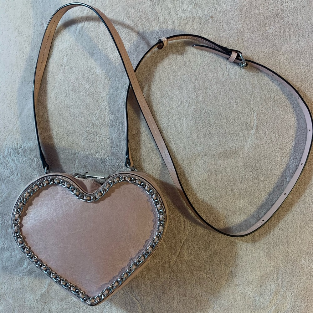 Rebecca Minkoff Cross Body Pink Heart Purse